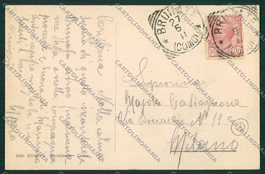 Como Brunate Funicolare cartolina QK3389 – retro