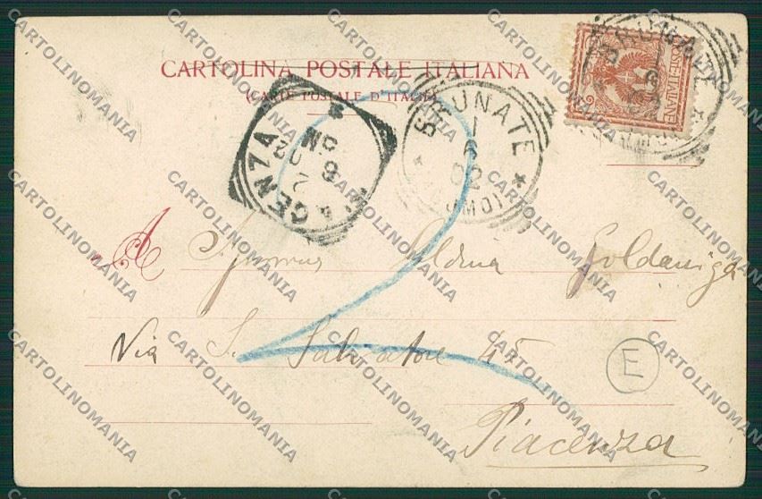 Como Brunate Funicolare cartolina QK3394 – retro