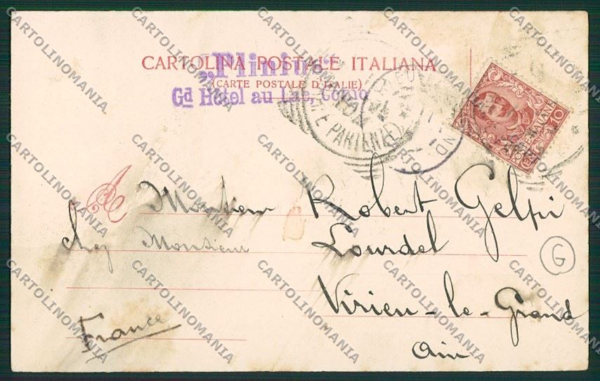 Como Brunate Funicolare cartolina QK3405 – retro