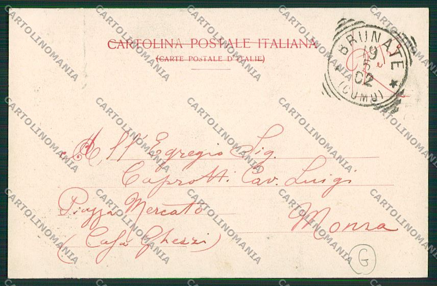 Como Brunate Funicolare cartolina QK3406 – retro