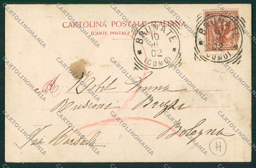 Como Brunate Funicolare cartolina QK3407 – retro
