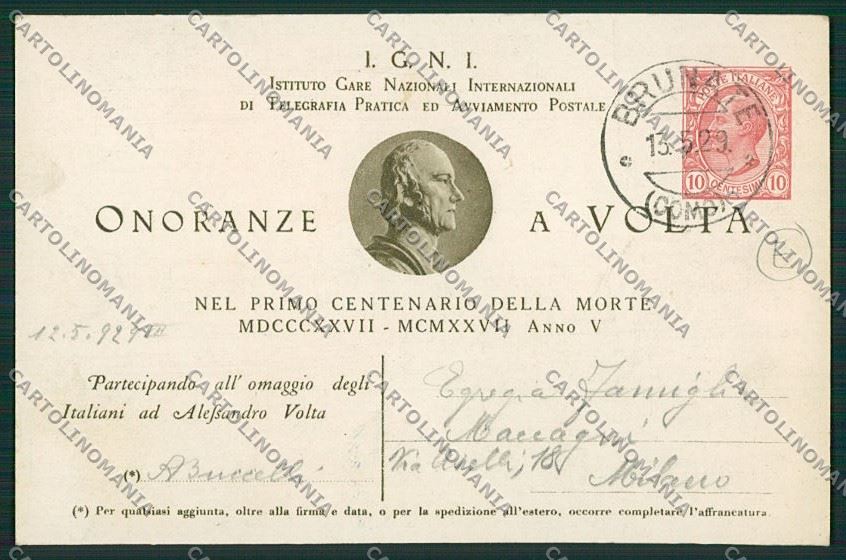 Como Brunate San Maurizio Faro Volta cartolina QK3415 – retro