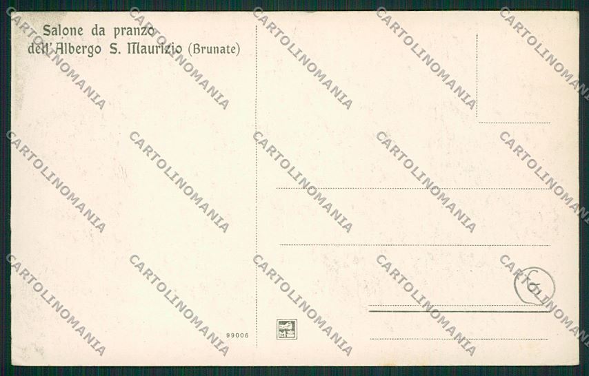 Como Brunate San Maurizio cartolina QK3416 – retro