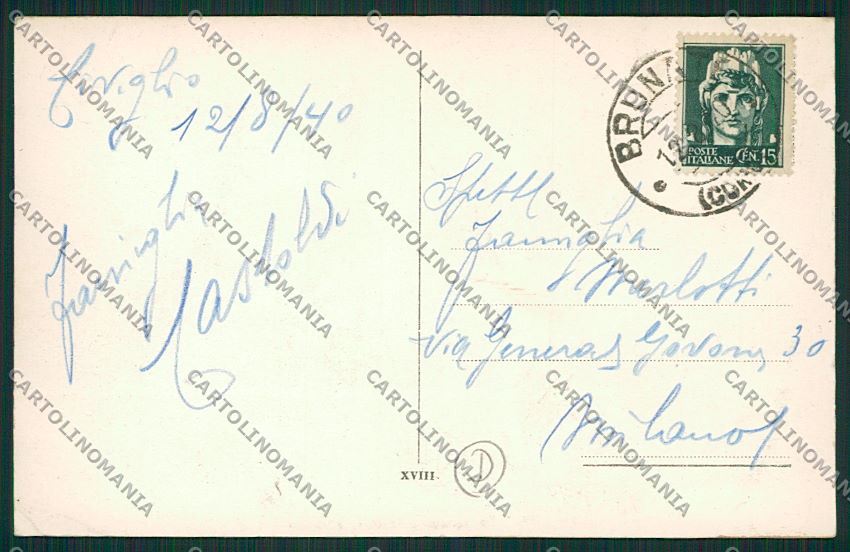 Como Civiglio cartolina QK3419 – retro
