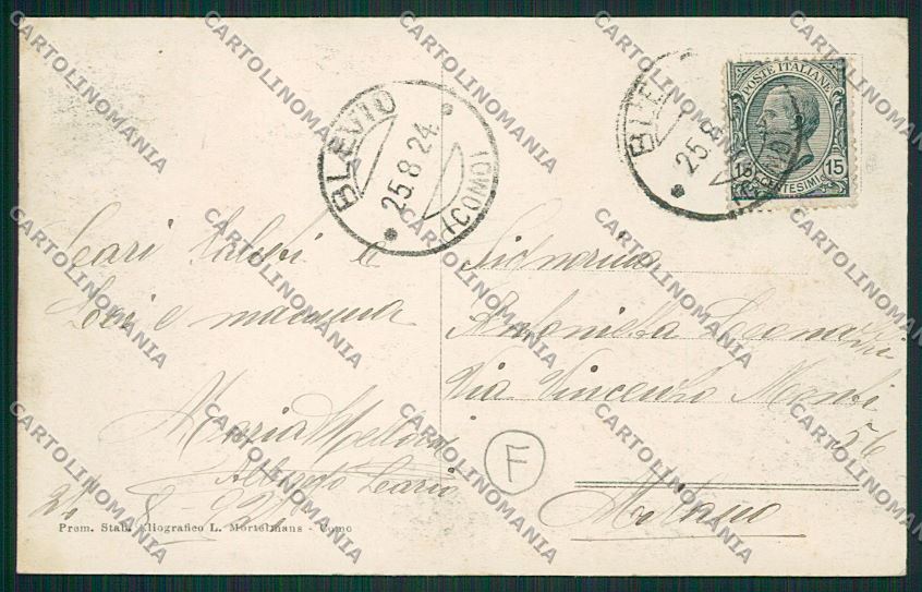 Como Blevio cartolina QK3433 – retro