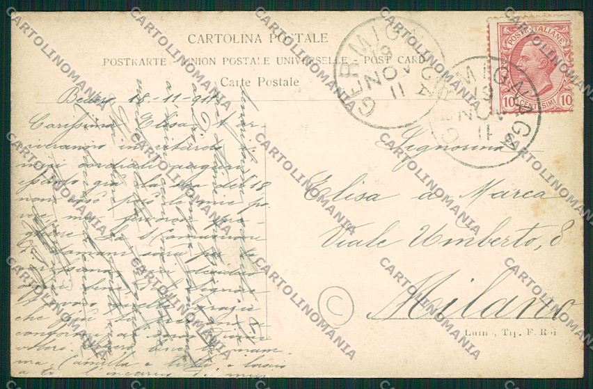 Varese Bedero cartolina QK3445 – retro