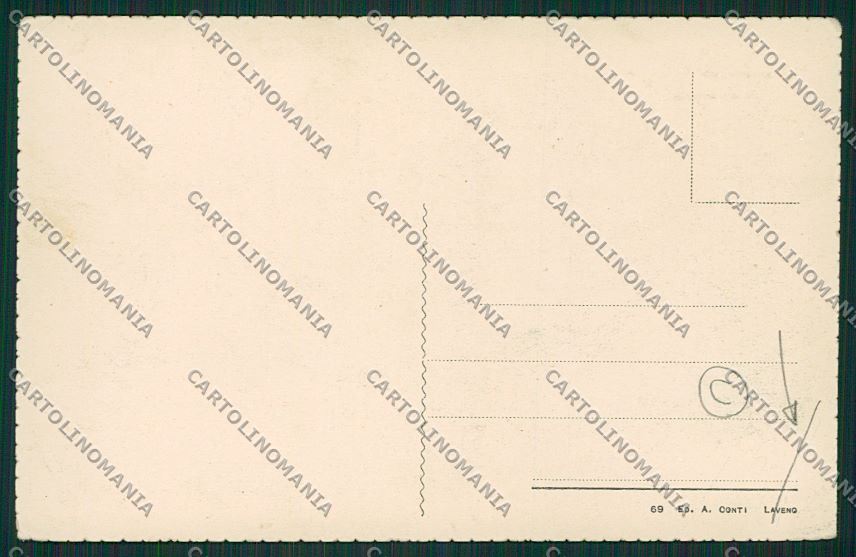 Varese Castelveccana Sarigo PIEGA cartolina QK3470 – retro