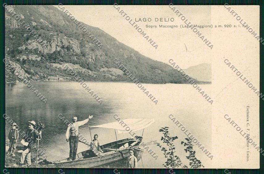 Varese Maccagno Lago d'Elio cartolina QK3491 – fronte