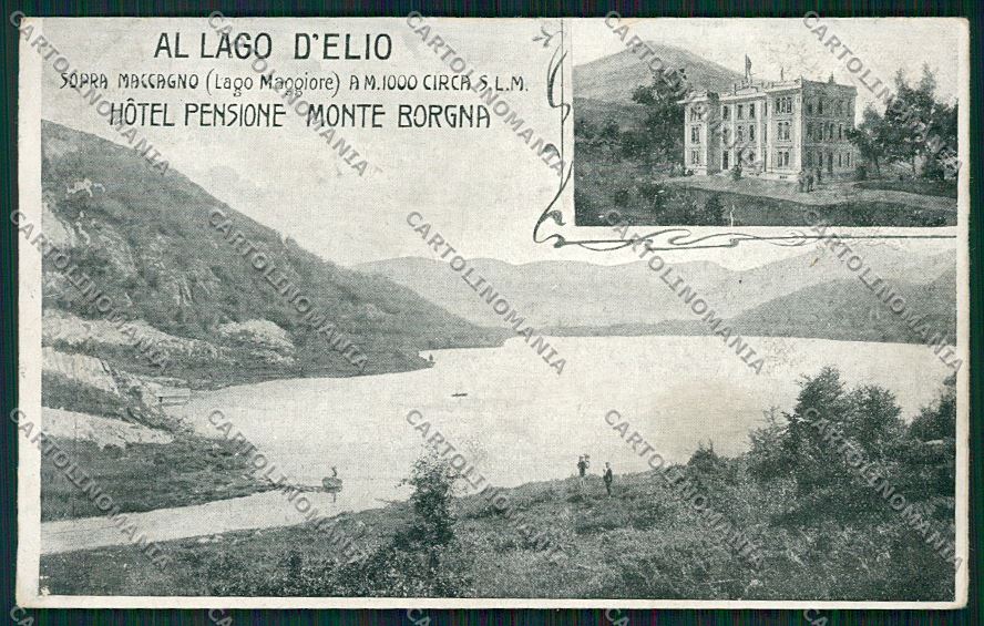 Varese Maccagno Lago d'Elio cartolina QK3492 – fronte