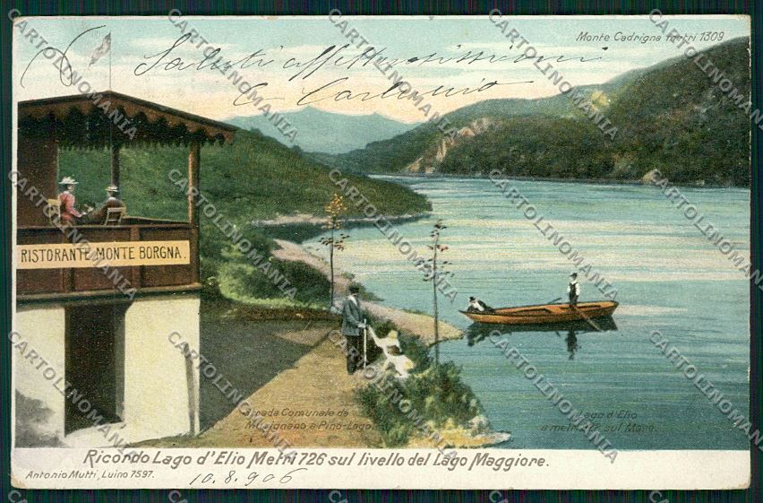 Varese Maccagno Lago d'Elio cartolina QK3493 – fronte