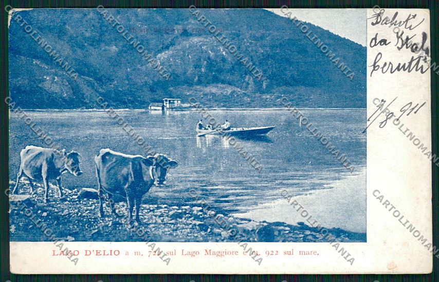 Varese Maccagno Lago d'Elio cartolina QK3497 – fronte