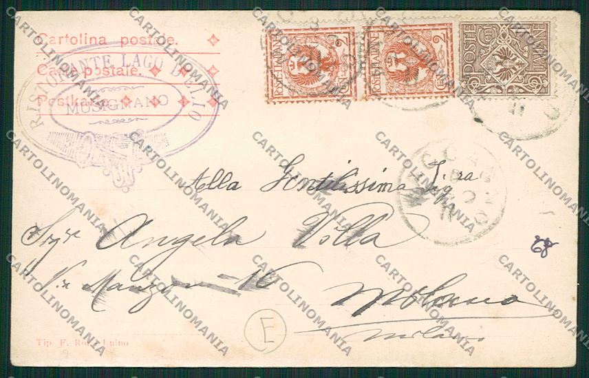 Varese Maccagno Lago d'Elio cartolina QK3497 – retro