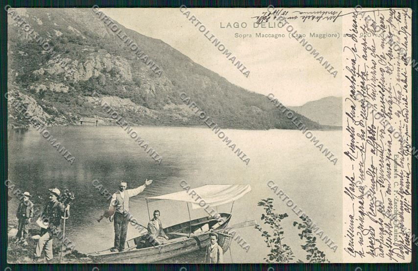 Varese Maccagno Lago d'Elio cartolina QK3500 – fronte