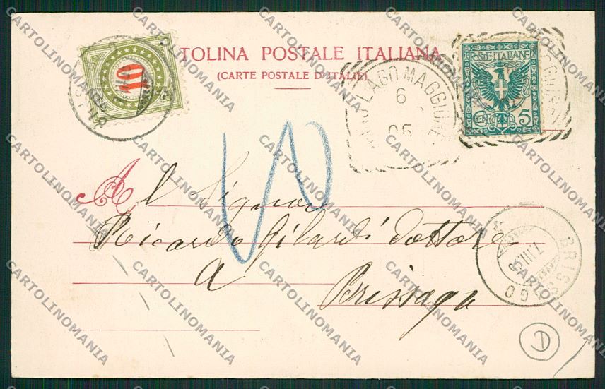 Varese Pino PIEGA cartolina QK3508 – retro