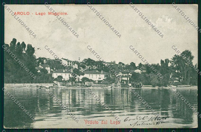 Varese Leggiuno Arolo cartolina QK3526 – fronte