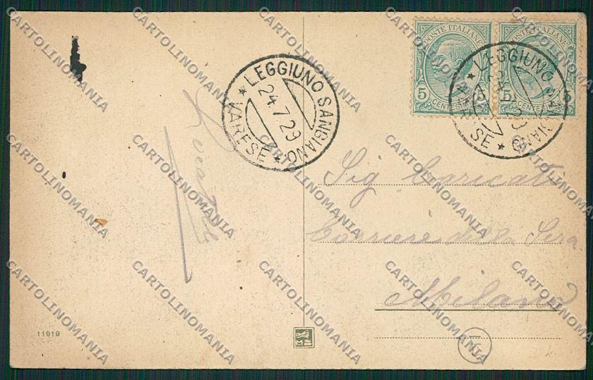 Varese Leggiuno Arolo cartolina QK3533 – retro