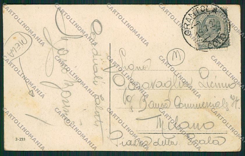 Varese Mesenzana San Martino PIEGA cartolina QK3539 – retro