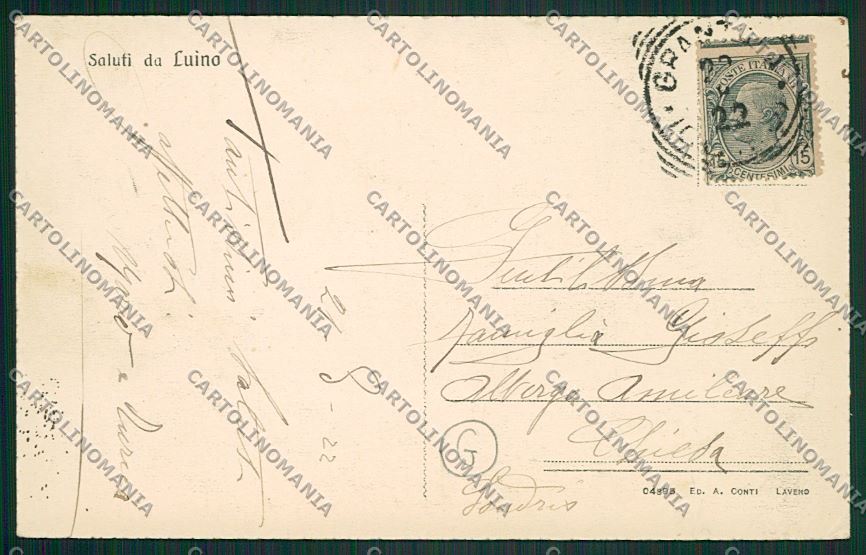 Varese Montegrino Buoi cartolina QK3541 – retro