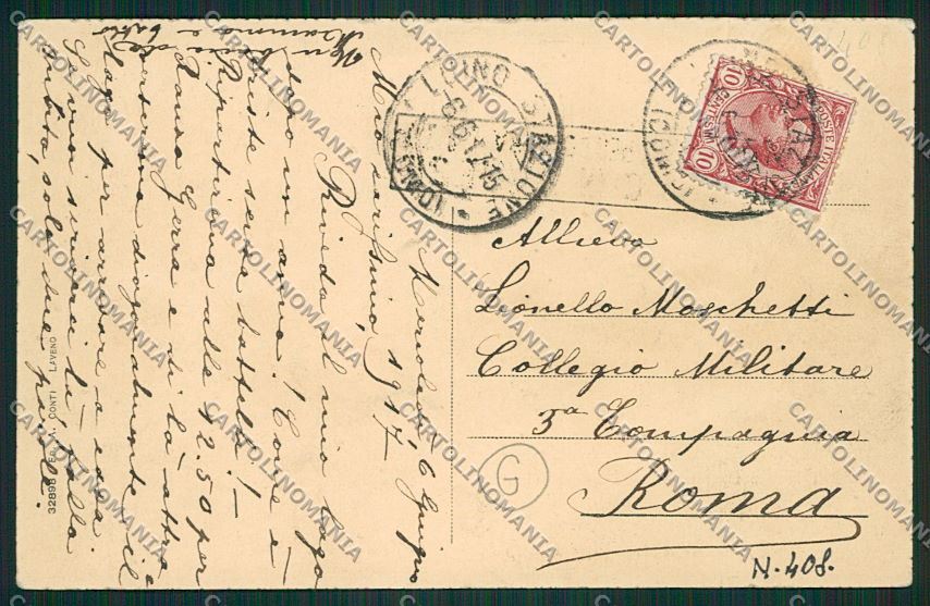 Varese Montegrino Buoi cartolina QK3542 – retro