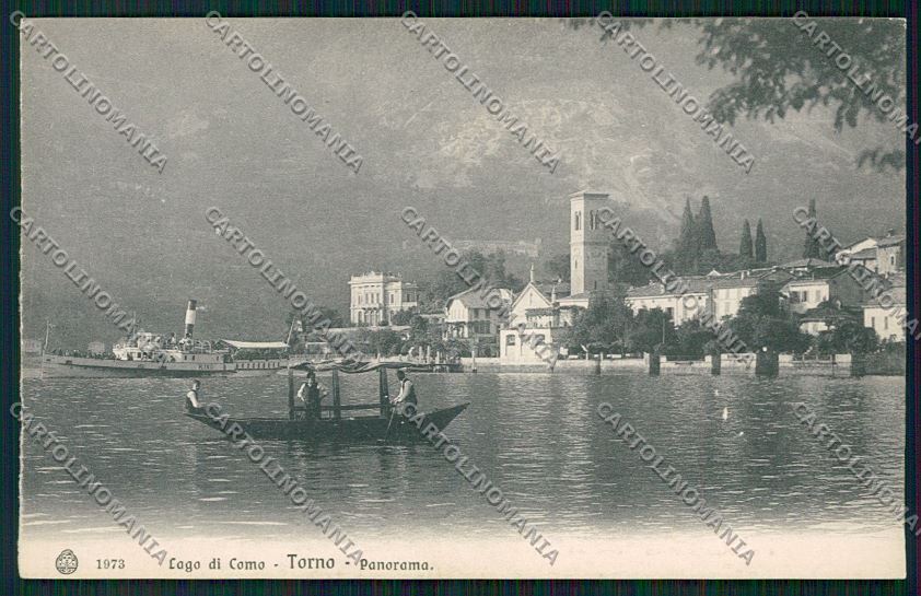 Como Torno Battello cartolina QK3547 – fronte