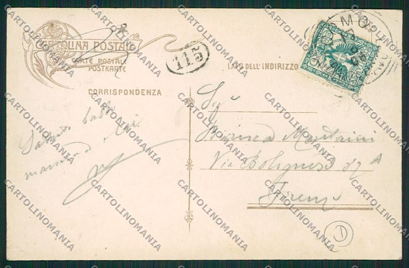 Como Torno Battello cartolina QK3550 – retro