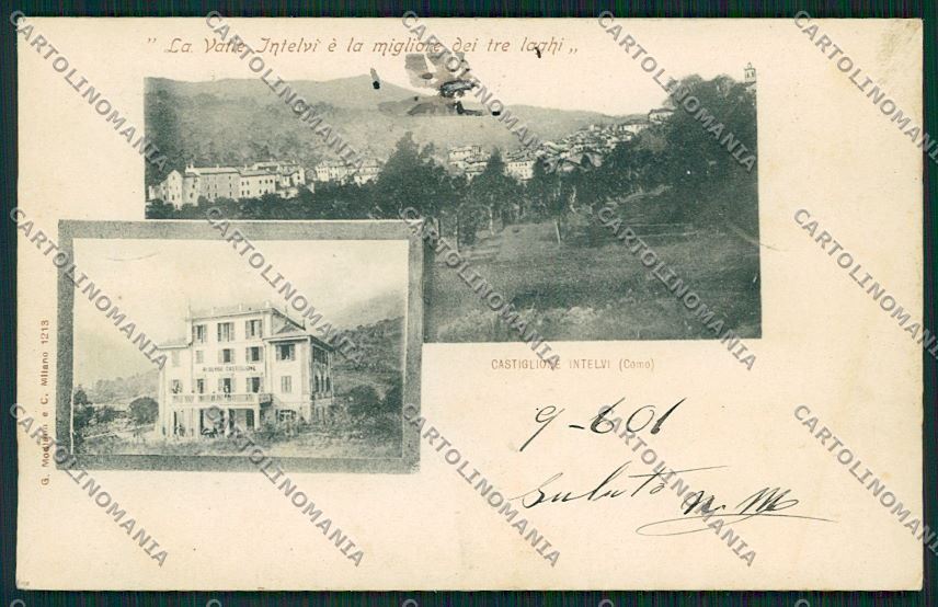 Como Castiglione d'Intelvi cartolina QK3555 – fronte