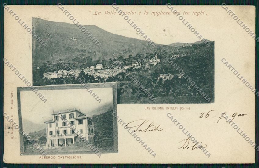 Como Castiglione d'Intelvi cartolina QK3556 – fronte