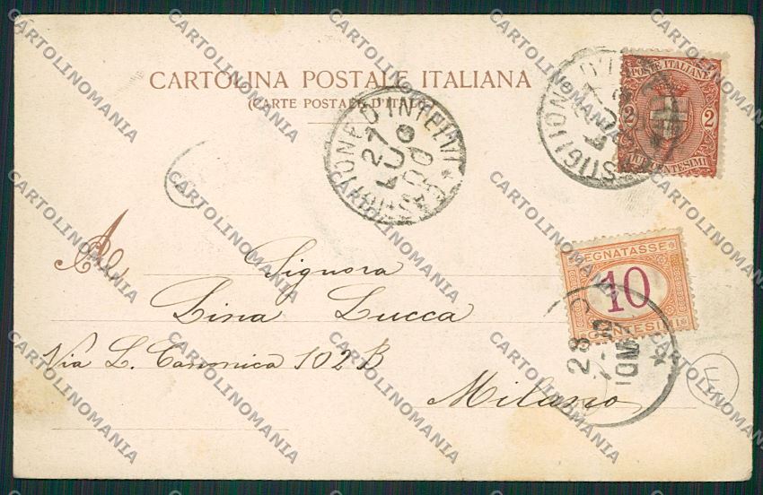 Como Castiglione d'Intelvi cartolina QK3556 – retro