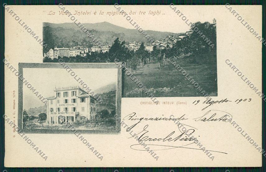 Como Castiglione d'Intelvi cartolina QK3557 – fronte