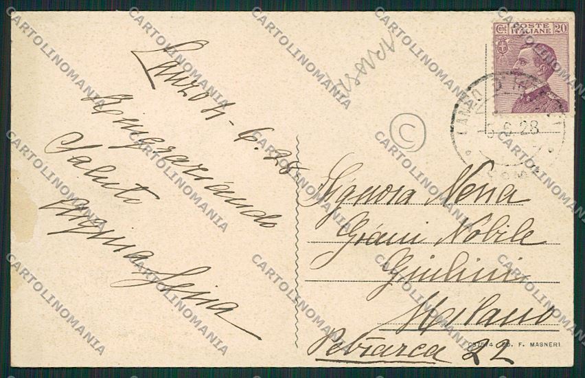 Como Lanzo d'Intelvi ABRASA cartolina QK3561 – retro