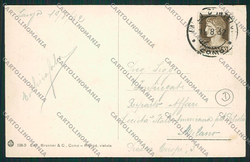 Como Lanzo d'Intelvi cartolina QK3578 – retro