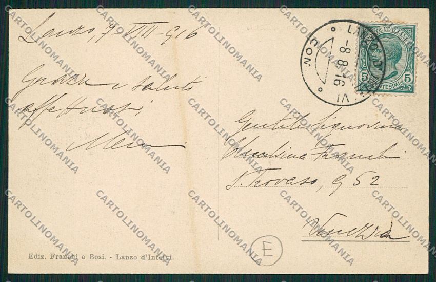 Como Lanzo d'Intelvi cartolina QK3584 – retro