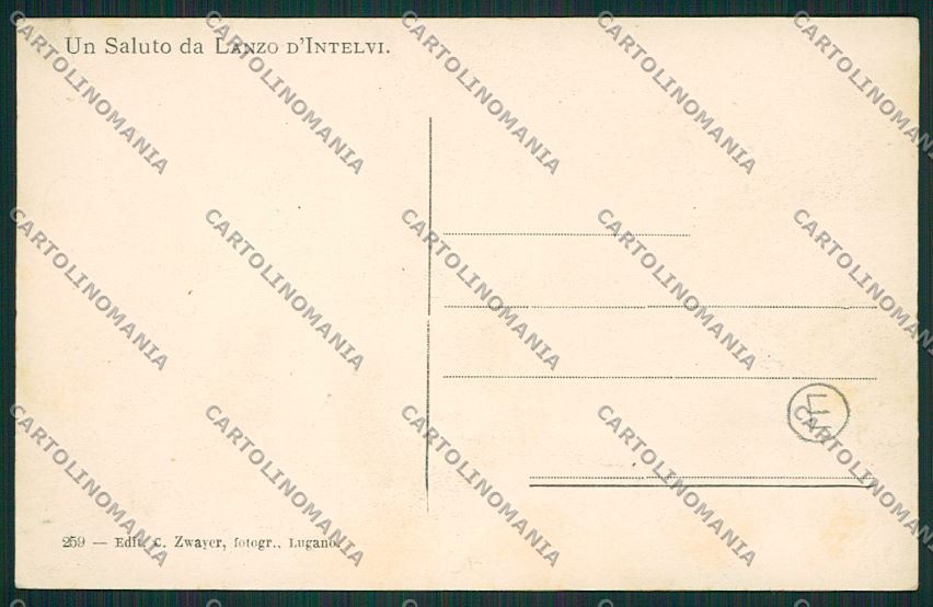Como Lanzo d'Intelvi cartolina QK3588 – retro