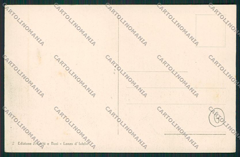 Como Lanzo d'Intelvi cartolina QK3599 – retro
