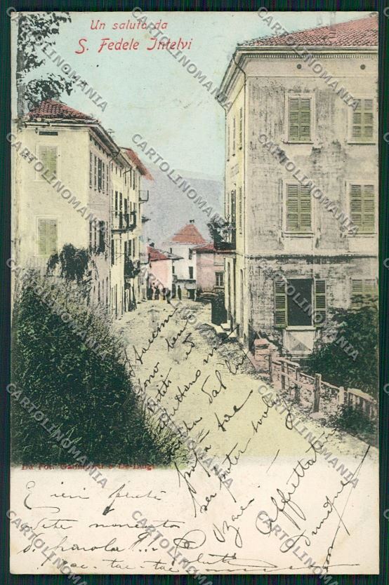Como San Fedele d'Intelvi cartolina QK3640 – fronte