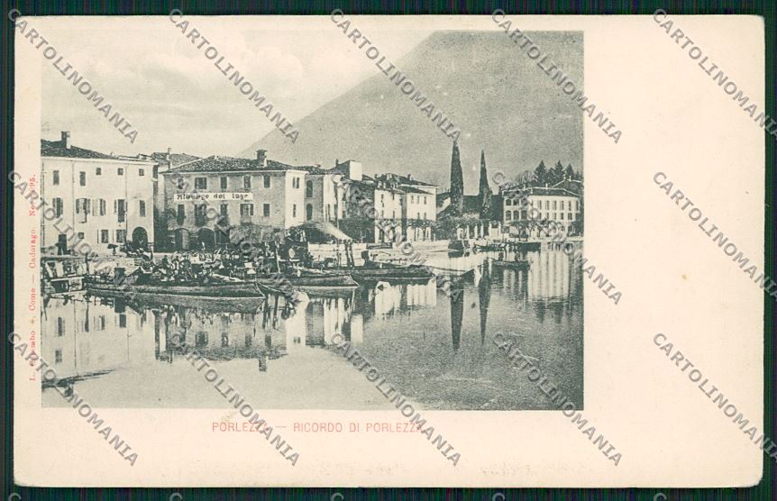 Como Porlezza cartolina QK3645 – fronte