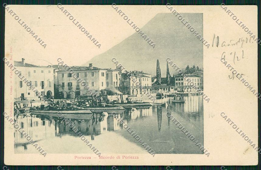 Como Porlezza cartolina QK3647 – fronte