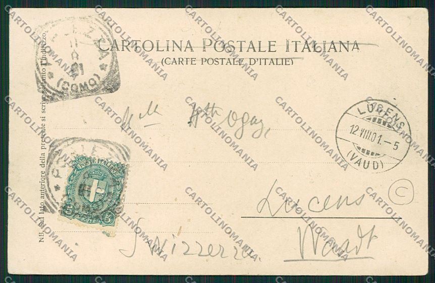 Como Porlezza cartolina QK3647 – retro