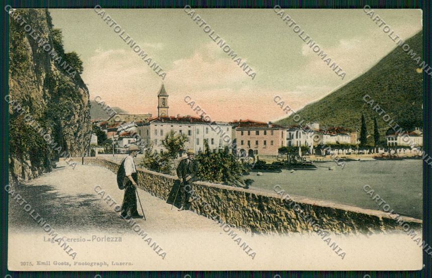Como Porlezza cartolina QK3651 – fronte