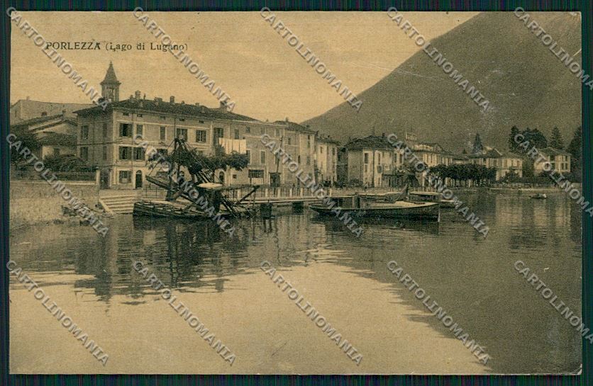 Como Porlezza COLLA cartolina QK3655 – fronte