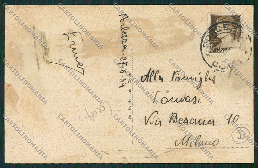 Como Porlezza COLLA cartolina QK3655 – retro