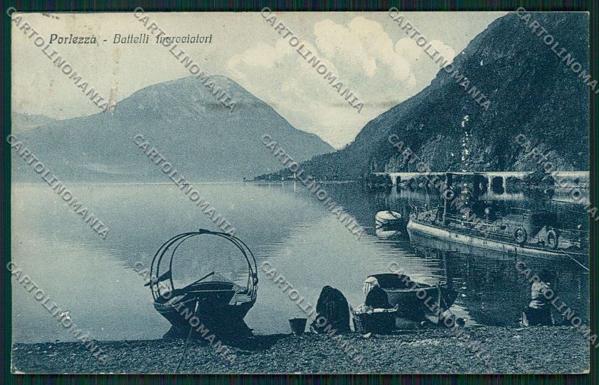 Como Porlezza cartolina QK3657 – fronte