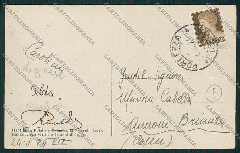 Como Porlezza cartolina QK3660 – retro