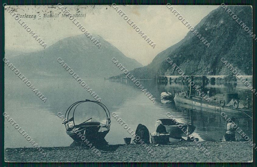 Como Porlezza Lavandaie cartolina QK3666 – fronte
