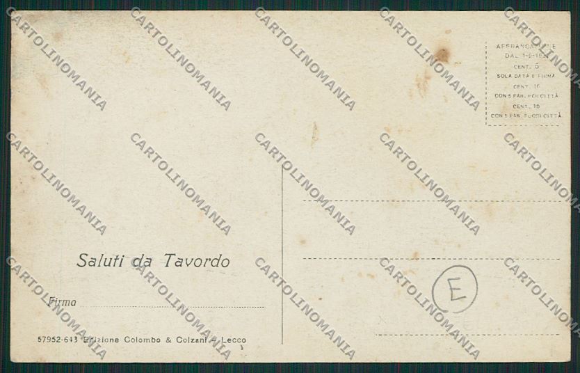 Como Tavordo cartolina QK3678 – retro