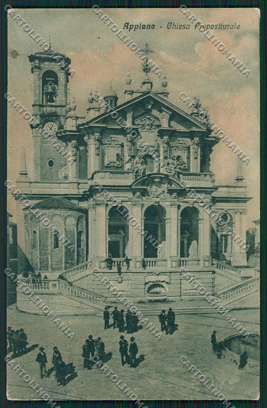 Como Appiano Gentile PIEGA cartolina QK3699 – fronte