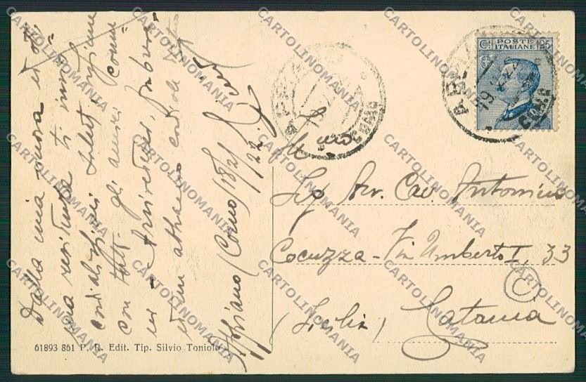 Como Appiano Gentile PIEGA cartolina QK3699 – retro