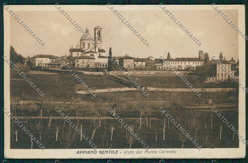 Como Appiano Gentile PIEGHE cartolina QK3700 – fronte