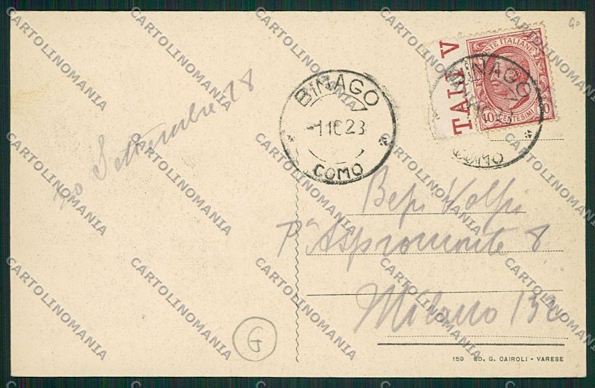 Como Binago cartolina QK3720 – retro