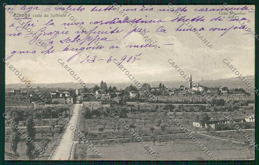 Como Binago cartolina QK3722 – fronte
